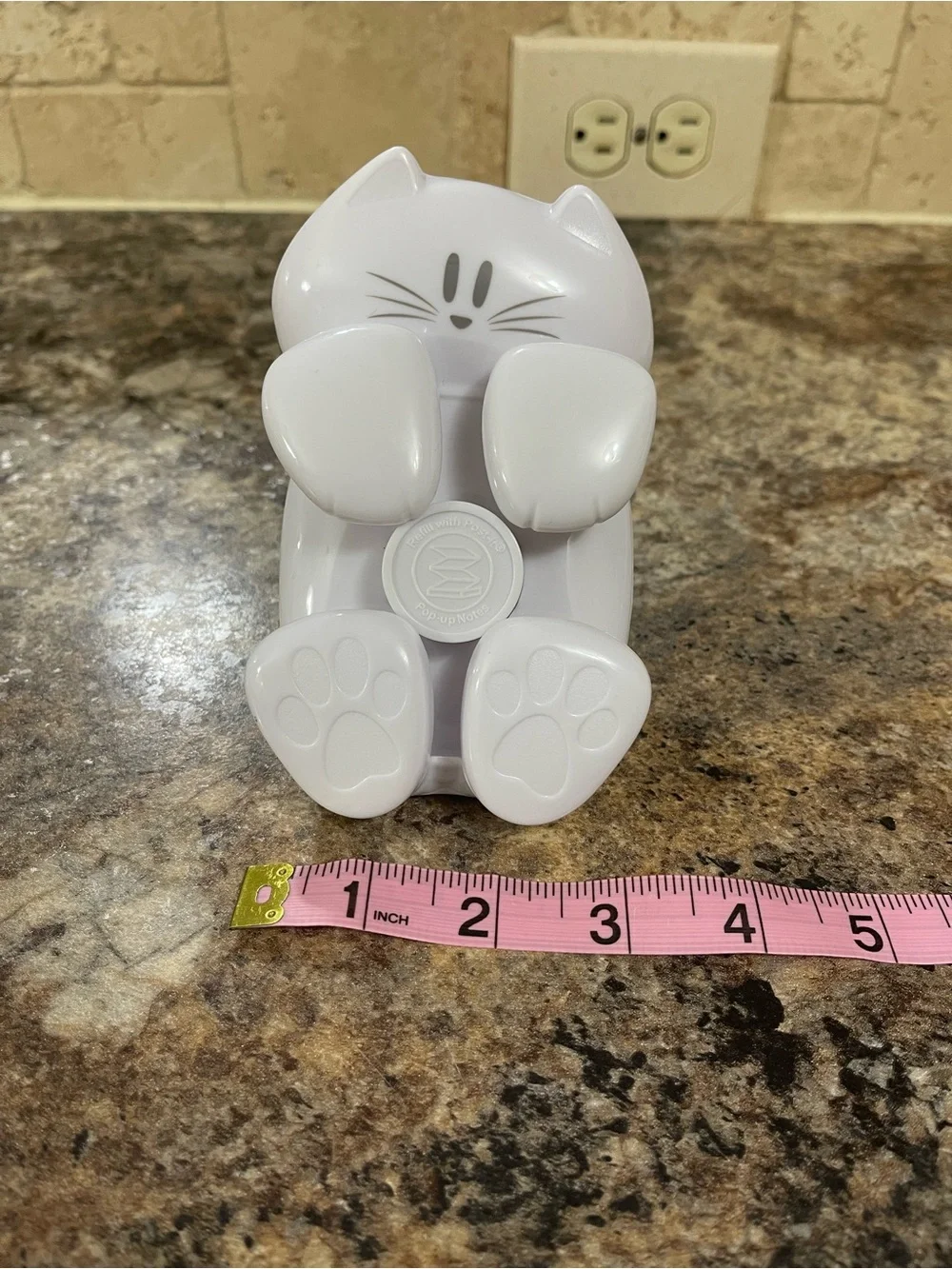 Cat Post It Note Dispenser  Accessory Holder